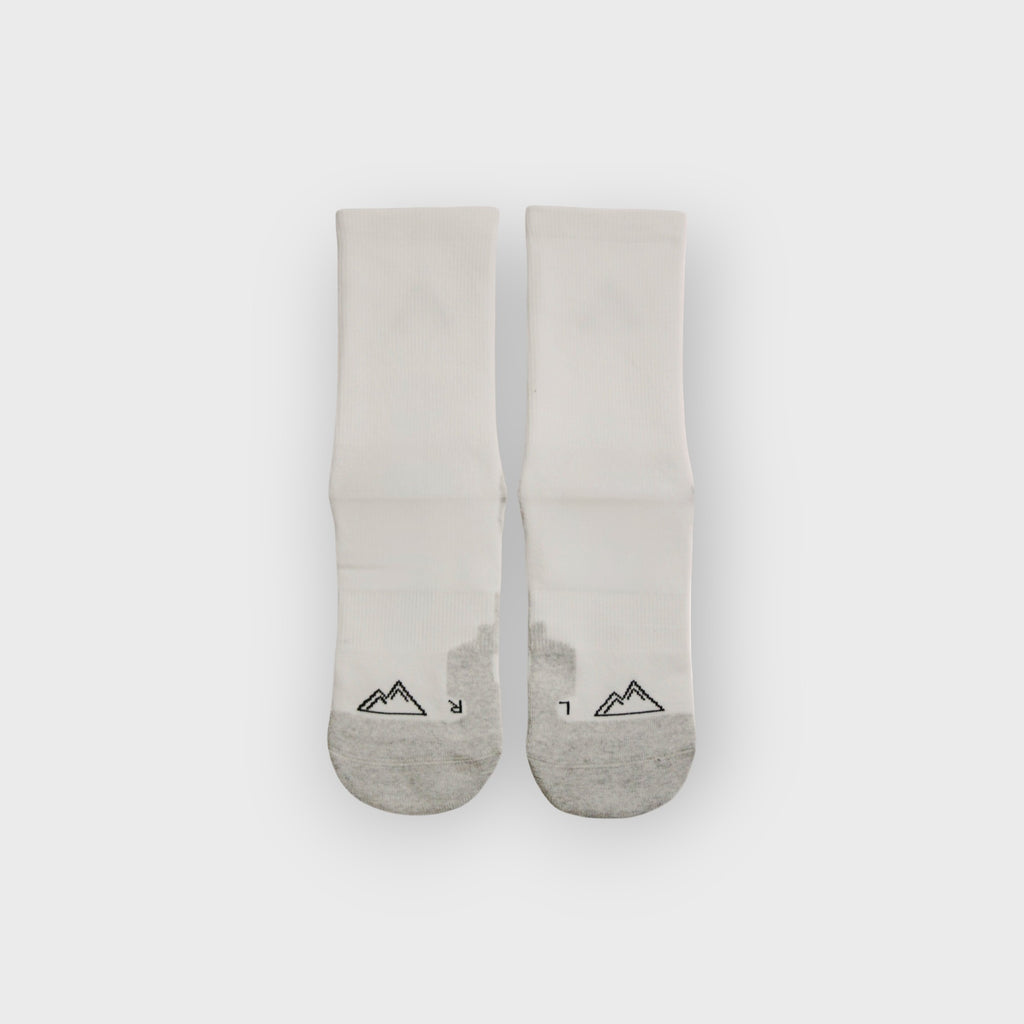 3x Pairs Crew Socks - White