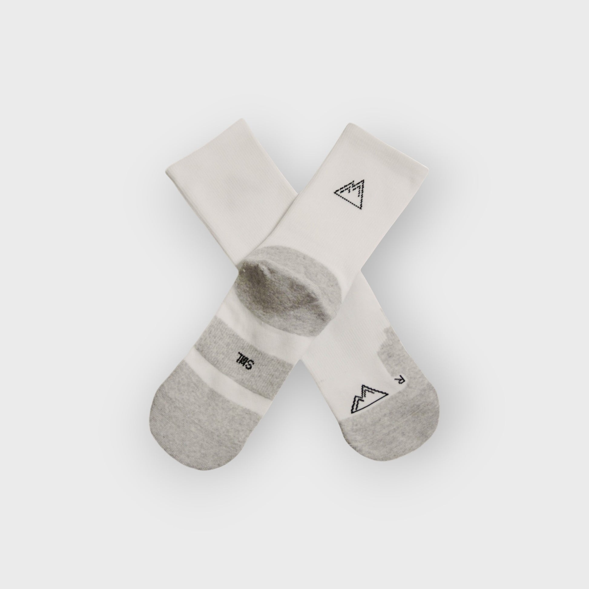 5x Pairs Crew Socks - White