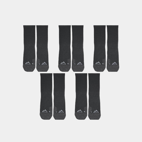 5x Pairs Crew Socks - Black