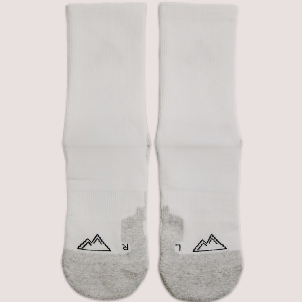 5x Pairs Crew Socks - White