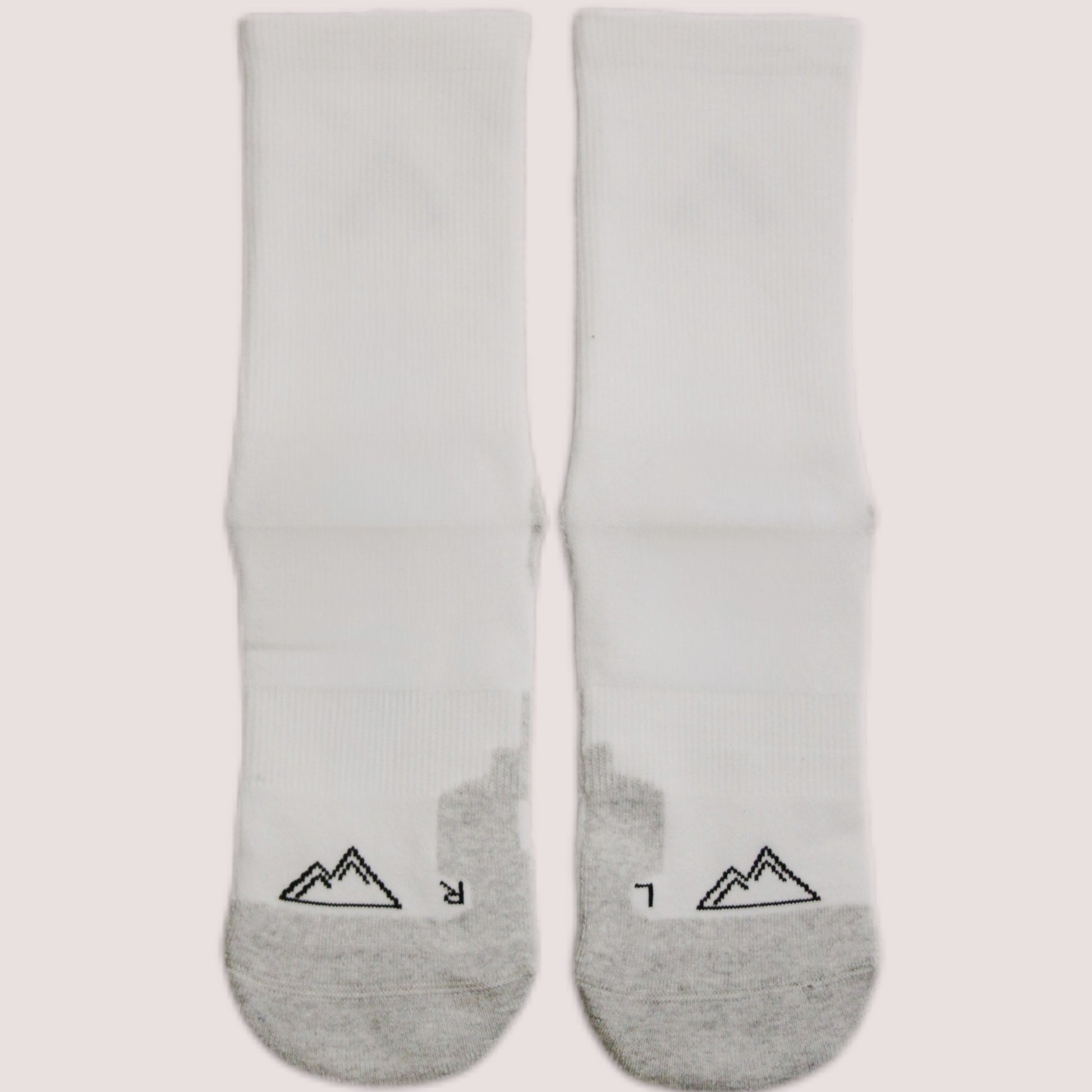 5x Pairs Crew Socks - White