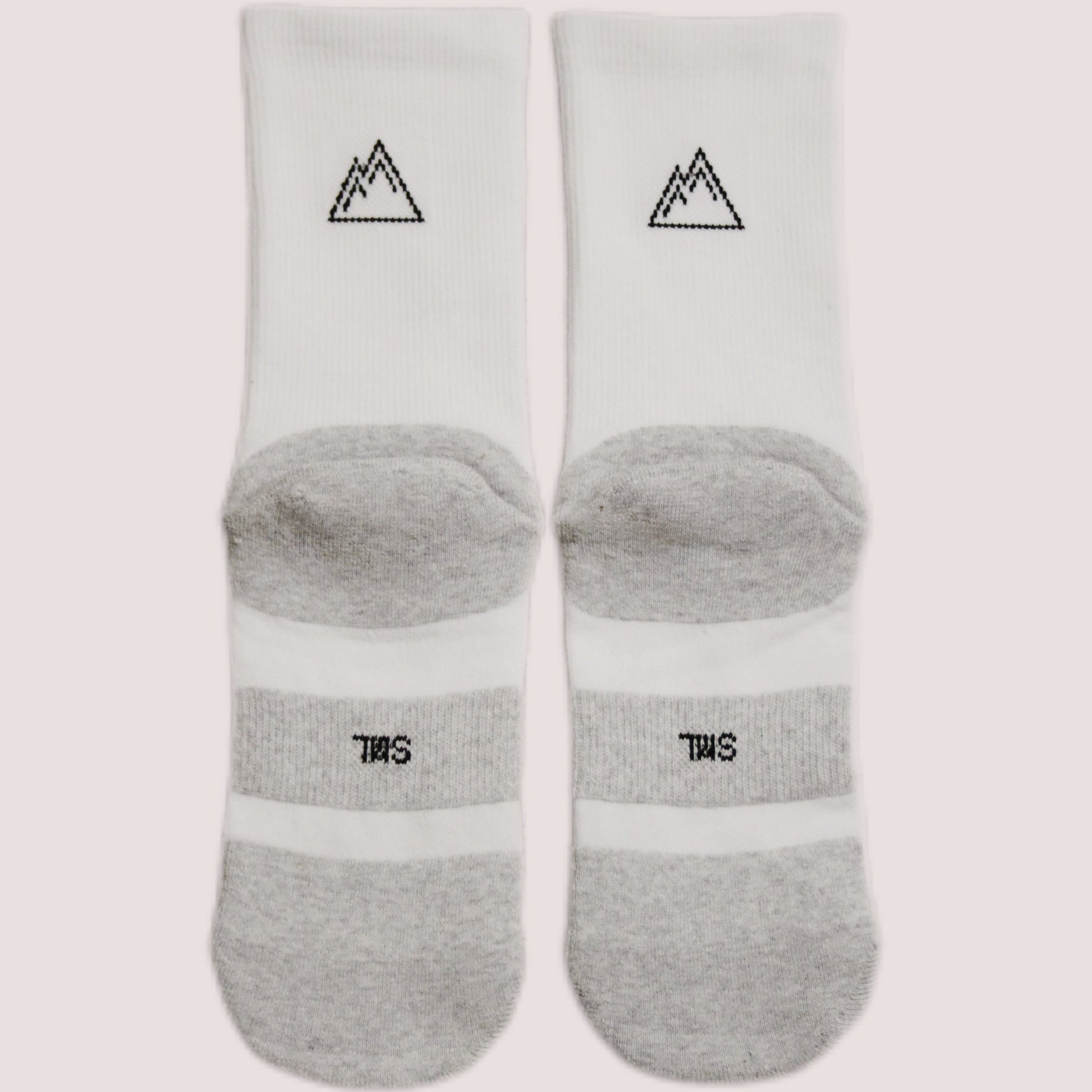 5x Pairs Crew Socks - White