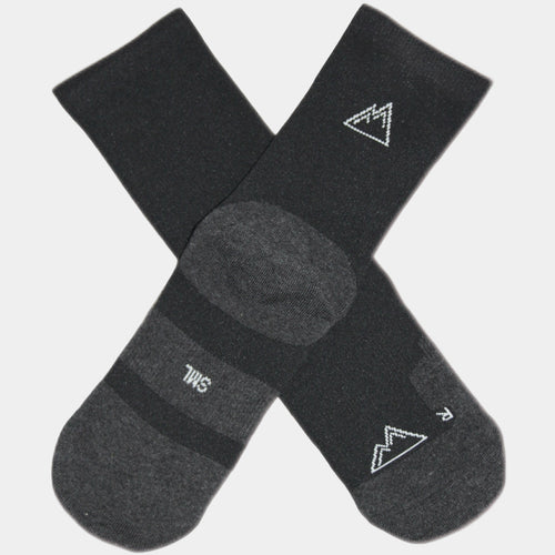 3x Pairs Crew Socks - Black