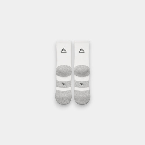 3x Pairs Crew Socks - White
