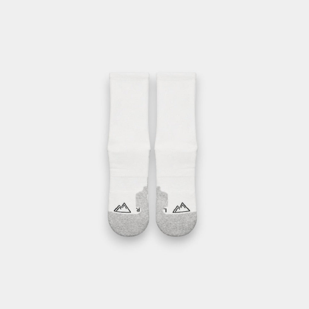 3x Pairs Crew Socks - White