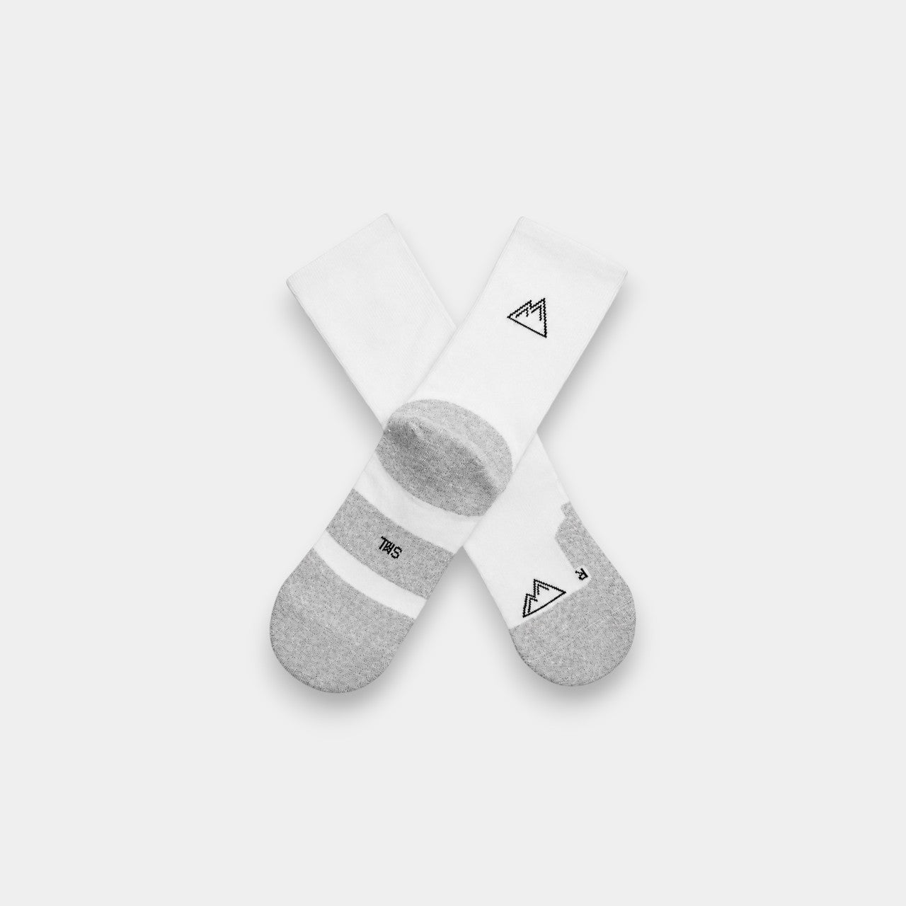5x Pairs Crew Socks - White