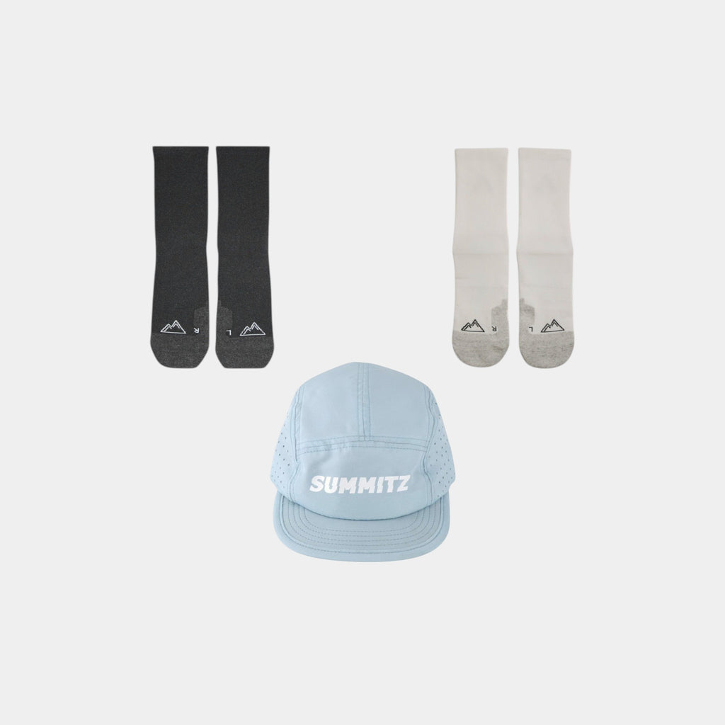 Elite Baby Blue Bundle - 1x Cap 2x Socks