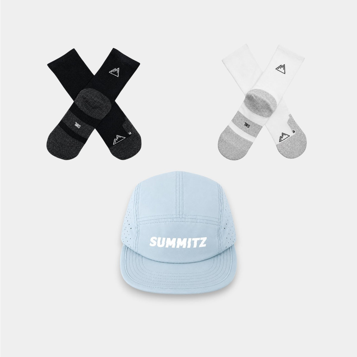 Elite Baby Blue Bundle - 1x Cap 2x Socks