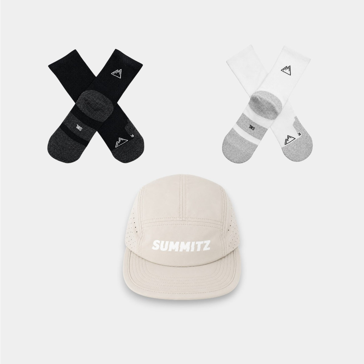 Elite Cream Bundle - 1x Cap 2x Socks